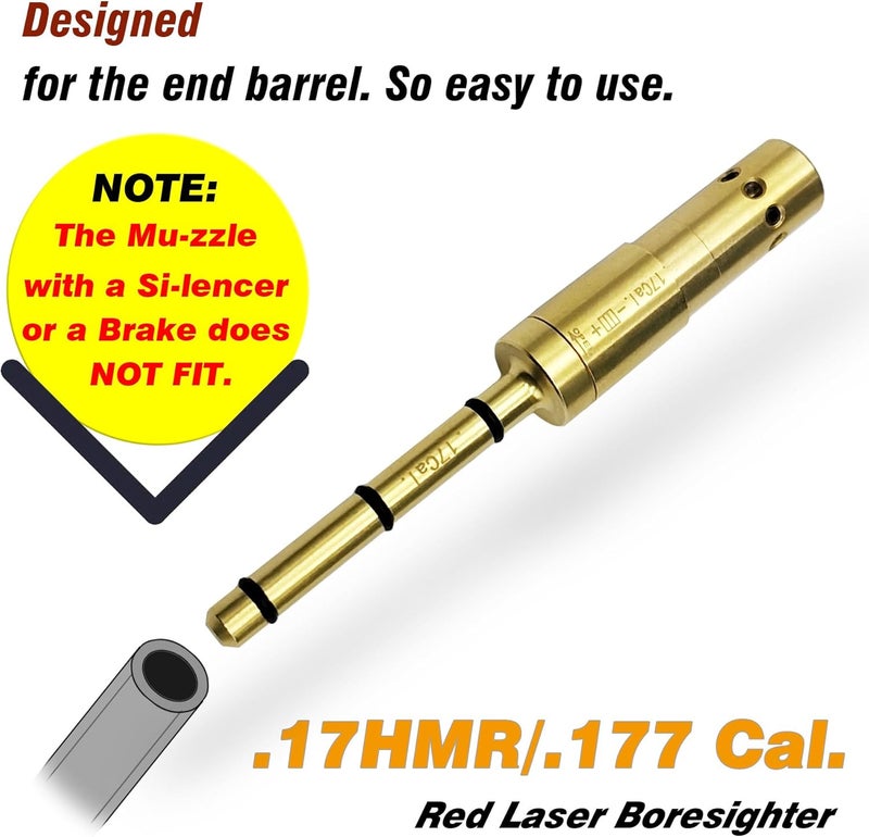 BOOLIT EYE Special Laser Boresighter End Barrel Laser Bore Sight Accurately and Easy to Fit Revolvers Pistols Rifle and Air Guns - Image 2